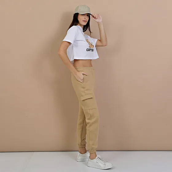 Pantalón Myg Jogging Cargo Frisa Mujer