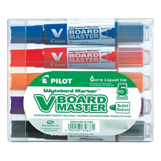 Marcadores Pizarra Recargables Pilot V Board Master X5 U