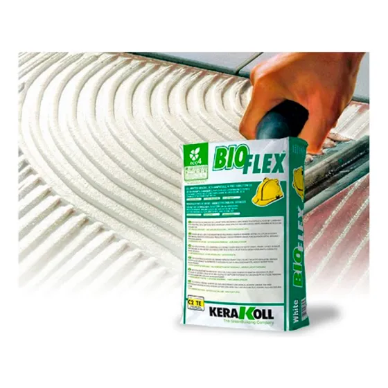 Adhesivo Para Mosaico Piscina Bio Flex Blanco 25 Kg