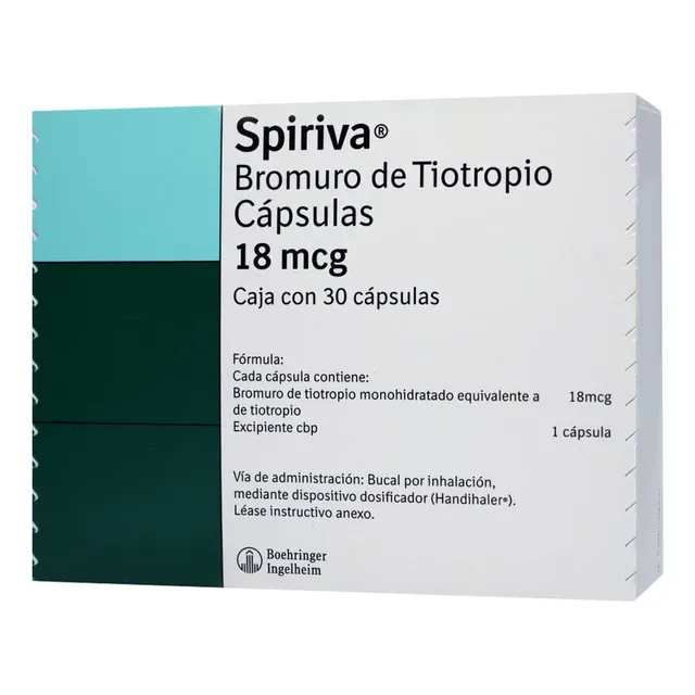 Spiriva Cápsula 18 Mcg, 30 Cápsulas