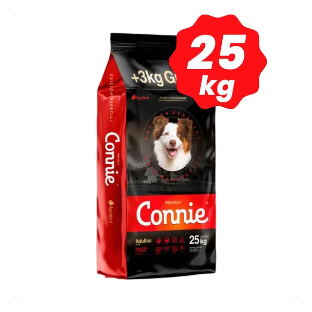 Alimento Connie 22 + 3 Kg Para Perro Adulto Premium