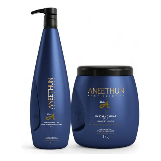 Kit Aneethun Linha A Shampoo 1l+máscara 1kg
