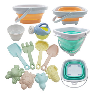 Cubos De Arena Plegables De 12 Piezas For Juguetes De Playa Cubos De Arena Plegables De 12 Piezas For Juguetes De Playa