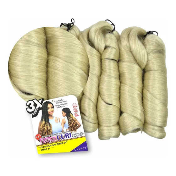 Cabelo Jumbo P/ Tranças Pontas Onduladas French Curl Gringa