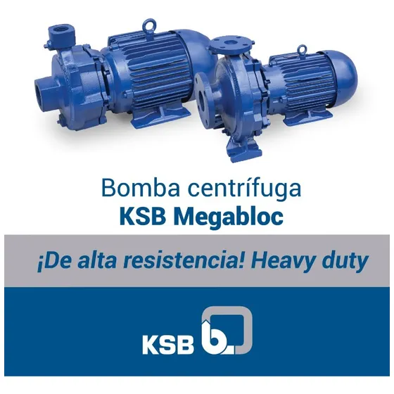 Bomba Centrífuga Ksb Megabloc 5, 7.5, 10, 15, 20, 30, 40,hp
