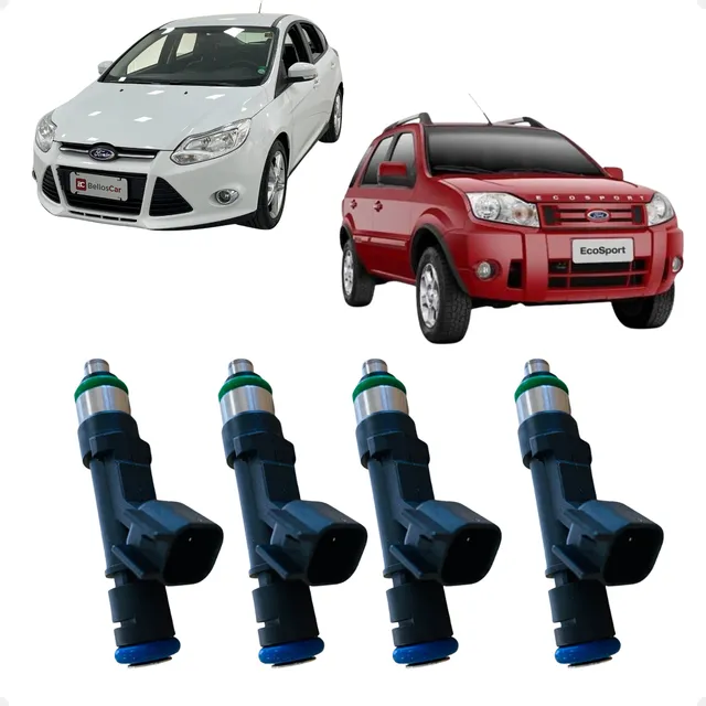 Kit 4 Bico Injetor Ecosport Focus 2.0 16v Flex 2012 2014