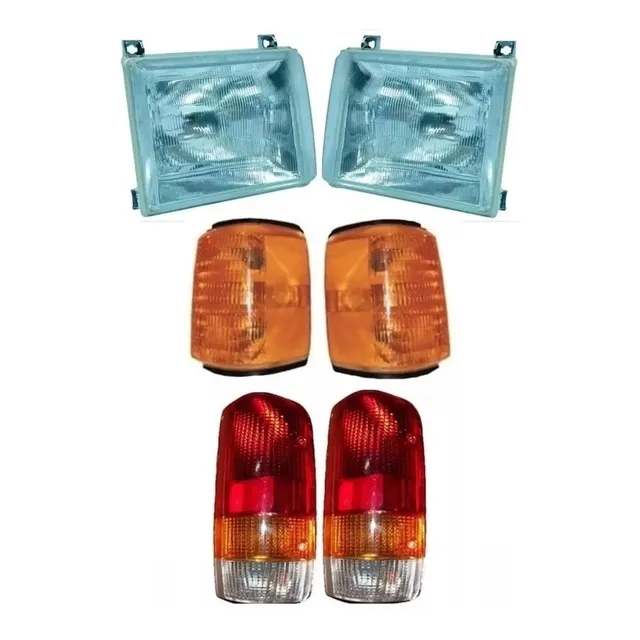 Combo P/ Ford F-100 Opticas Faros Traseros Giros 1992 A 1997