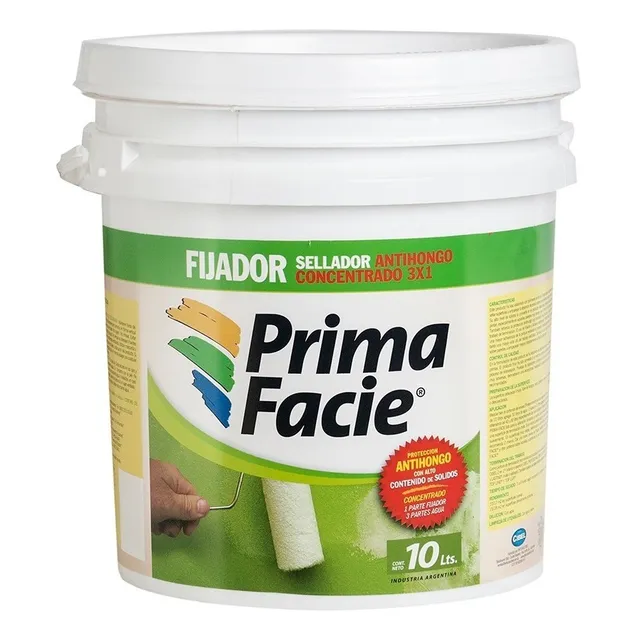 Fijador Sellador Antihongo Conc. 3 A 1 Por 10lts Prima Facie