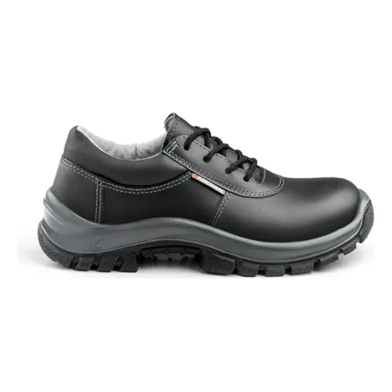 Calzado Zapato De Seguridad Punt Acero Funcional Crow Negro