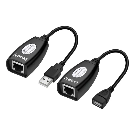 Adaptador Extensor Usb/extender Rj45 A Cable Utp/pasivo