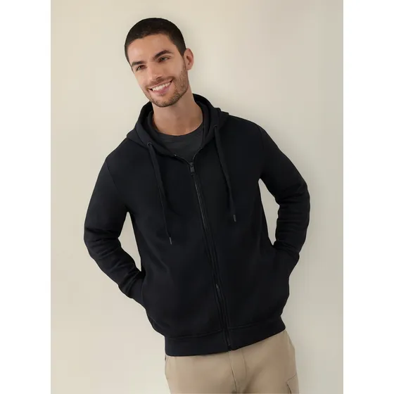Buzo Para Hombre Negro Con Capota Spring Totto Full