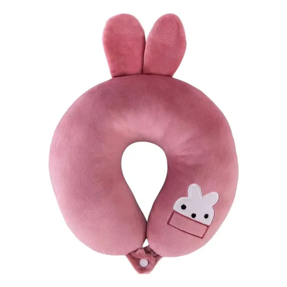 Almohada Cojín Cervical Cuello Viajera Unicolor