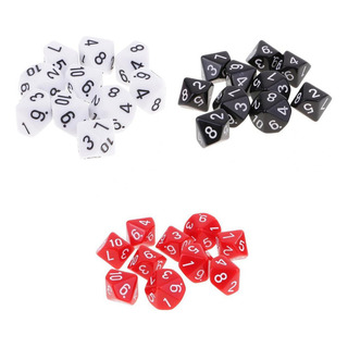 Fa 30 Unidades De Dados De 10 Lados D10 Dados Poliédricos Fa 30 Unidades De Dados De 10 Lados D10 Dados Poliédricos