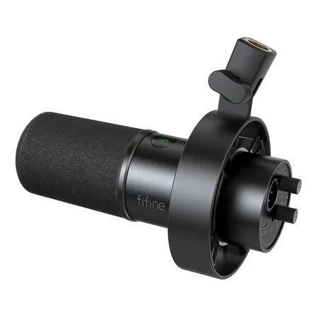 Micrófono Dinamino Fifine K688 Black Dínamico Color Negro