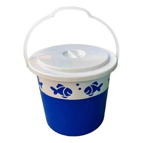 Tobo Pipote Con Tapa Y Asa 14 Litros Gamas De Colores
