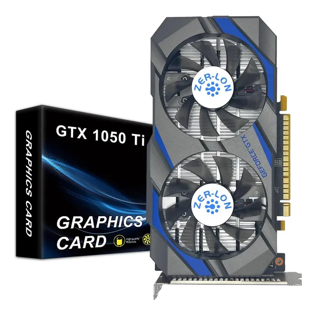 Tarjeta Gráfica De Juegos Zer-lon Gtx 1050 Ti, 4gb Gddr5 128