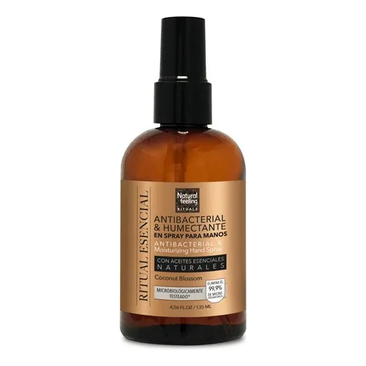 Antibacterial Humectante Coco Spray Manos Natural