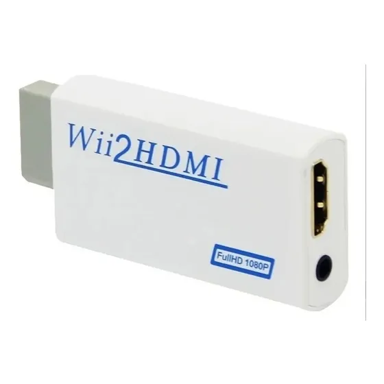 Adaptador Conversor compatível Nintendo Wii Para Cabo Hdmi 1080p