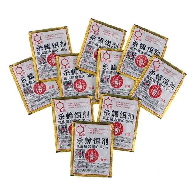 Pack X10 Sobres Veneno En Polvo Cucarachas - Calidad Premium