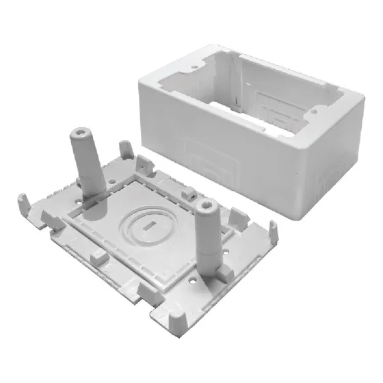 Quest Ob-6048 Caja Modular 2x4  Pvc Adosable X 10 Unds