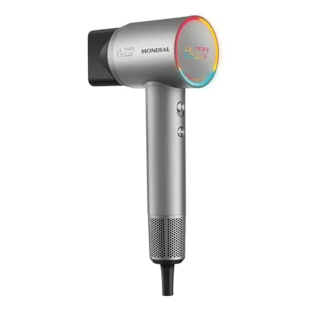 Secador Mondial Ultra Sonic Com Led Inteligente Scp-01-us Bldc Prata