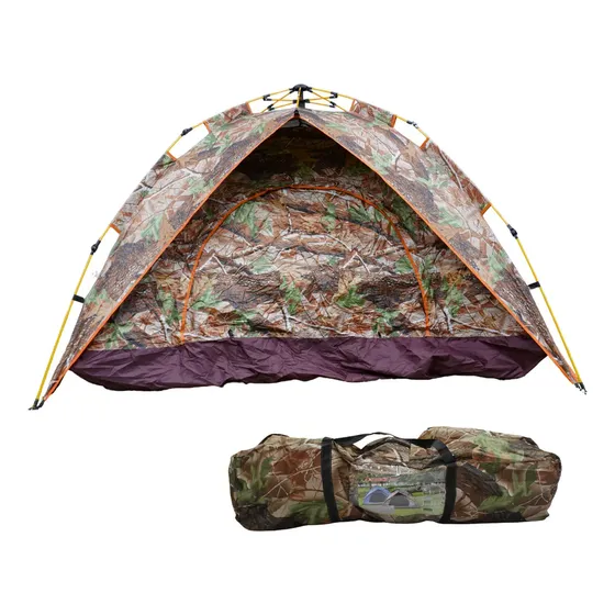 Barraca Camping 3 Pessoas Pop Up Camuflada Abre Sozinha