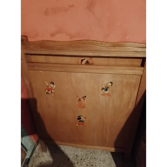 Cuna Usada De Madera 