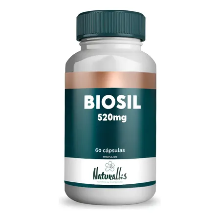 Biosil 520mg 60 Cápsulas Silício Anti Rugas - Naturallis Neutro