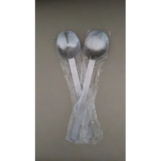 Juego Para Servir En Acero Inoxidable De Cuchara Con Tenedor