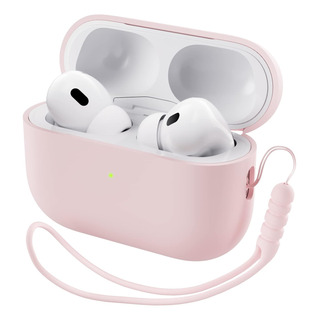 Funda AirPods Pro 2 Silicona Rosa Con Led Funda AirPods Pro 2 Silicona Rosa Con Led
