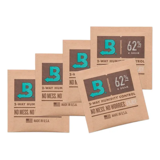 62% Boveda 4g | Kit 5 Sachês | Controle Umidade Cura Ervas