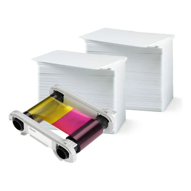 Cinta De Color Evolis R6f003aaa - Ymckok - 200 Impresiones