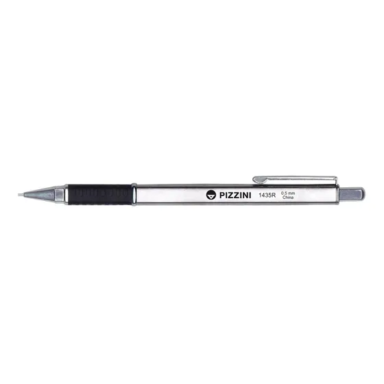Lapiz Mecanico Portaminas Pizzini 0,5mm Metalico 1435 R