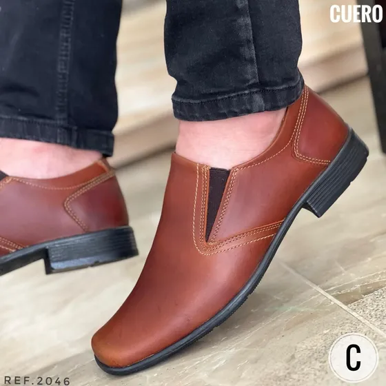 Mocasines Jc Monk Para Hombre En Cuero