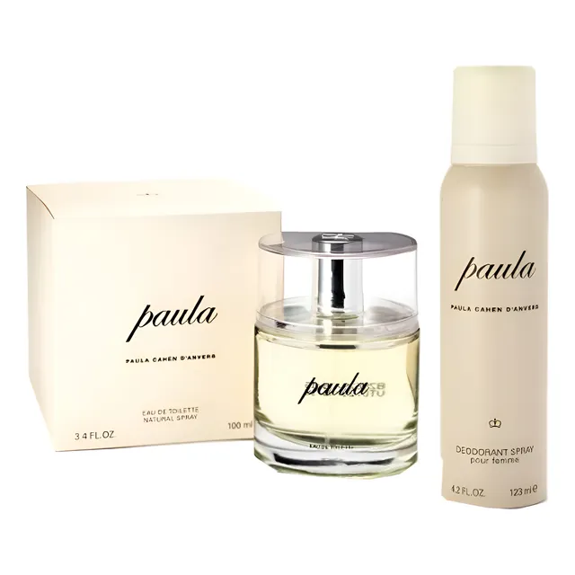 Perfume Mujer Original Paula Edt 100 Ml + Desodorante 123 Ml
