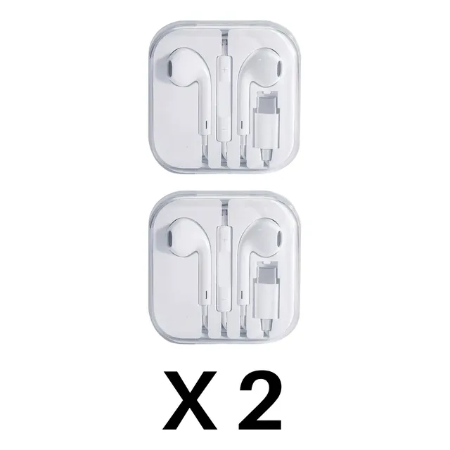 Audífonos Manos Libre Auriculares Tipo C Con Cable Pack 