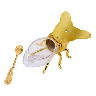 Bee Honey Jar Condiment Pot Multifuncional Novedad De Bee Honey Jar Condiment Pot Multifuncional Novedad De