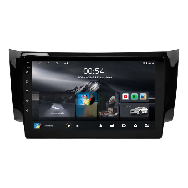 Multimidia Sentra 2015 A 2019 Android 14 2gb Carplay 10p Cam