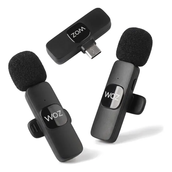 Microfono Inalambrico Solapa Lavalier Profesional-tipo C Woz