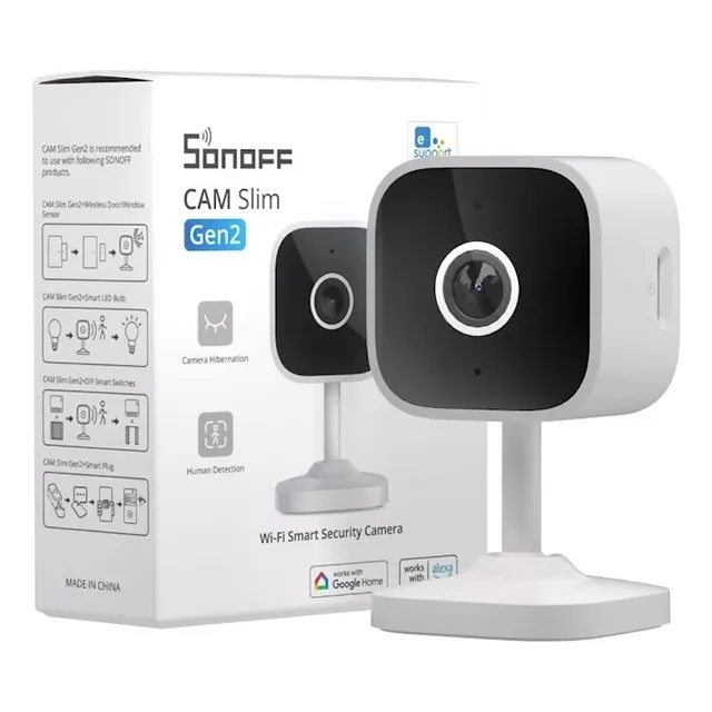 Sonoff Cámara Slim Gen 2  Wifi 1080p Ewelink Alexa Google