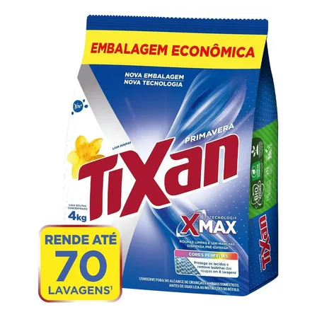 Sabão Em Pó Tixan Ypê Primavera Sachê 4kg