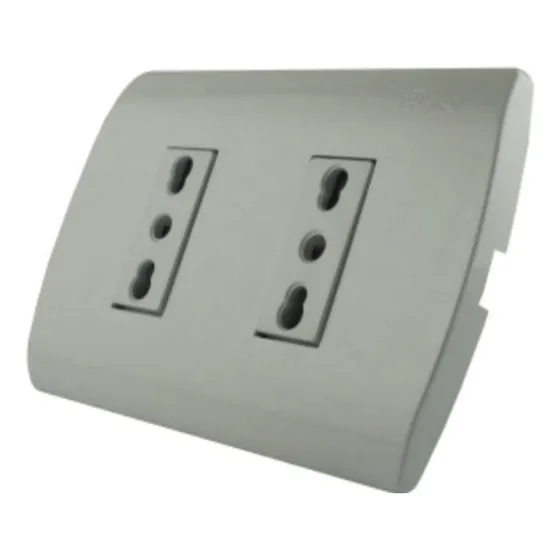 Pack 3 Enchufes Tomacorriente Doble 10-16a Mec Embutido