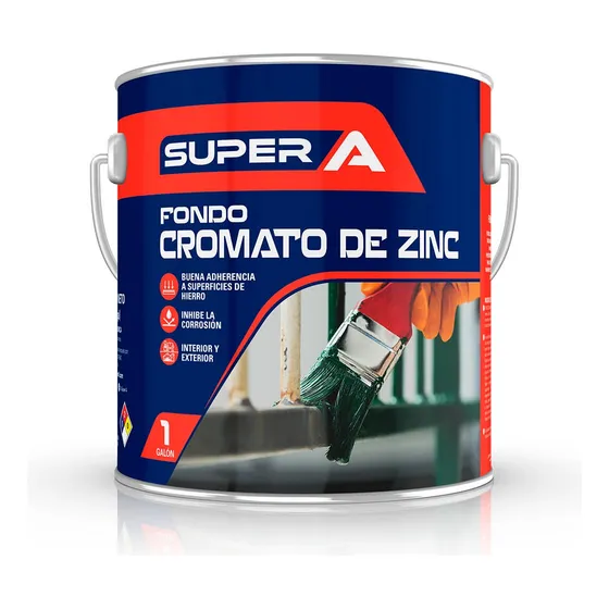 Fondo Cromato De Zinc Galon Super A