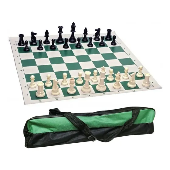 Ajedrez Paño Enrollable 51cm Con Bolso Para Cargar Ld-1052