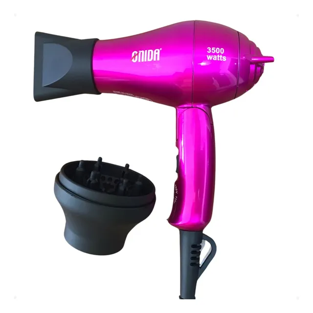 Mini Secador De Cabelo Para Viagem Bivolt 3500w + Difusor