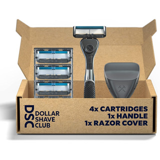Kit De Rastrillo Dsc Metálico Con 4 Cartuchos De 6 Cuchillas Kit De Rastrillo Dsc Metálico Con 4 Cartuchos De 6 Cuchillas