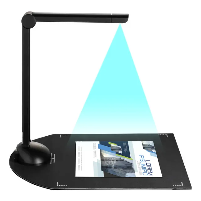 Escáner Con Cámara Para Libros De Documentos, 5 Megapíxeles,