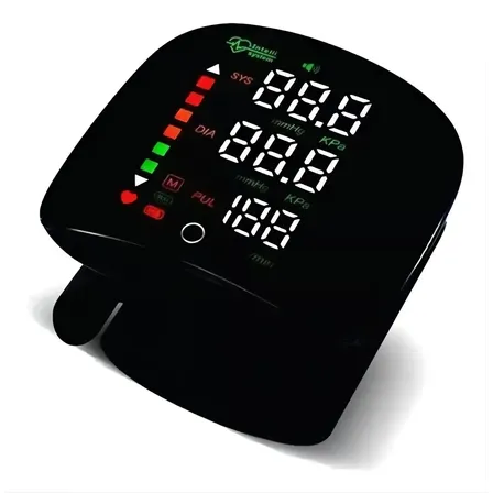 Medidor De Pressão Arterial Digital De Braço Recarregável Cor Preto