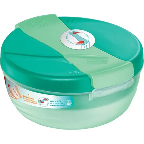 Contenedor De Alimentos Vianda Maped Picnik Bowl Tazón 1.4 Litros Color Verde
