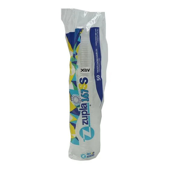 Caja 20x50 Vaso Plastico Desechabl 16oz V167 Zupla 3921 Xavi